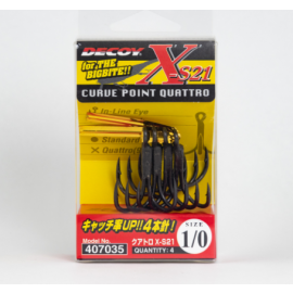 DECOY X-S21 CURVE POINT QUATTRO HOOK