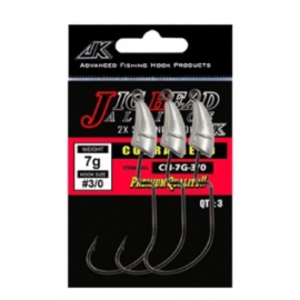 JK JIG HEAD ALLIANCE 2X STRONG HOOK COBRA HEAD