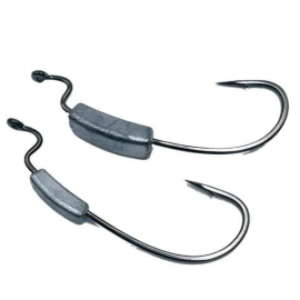 SCALESS GAL WEIGHTED WORM HOOK 10G-5/0