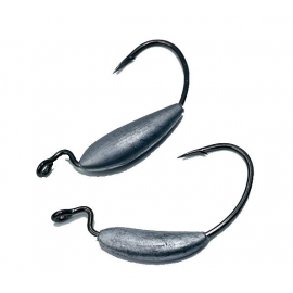 SCALESS GAL WEIGTED WORM HOOK 14G-7/0