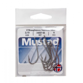 MUSTAD STAINLESS O' SHAUGHNESSY 34007-SS