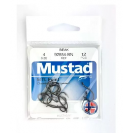 MUSTAD BEAK MTL POINT HOOK (92554-BN)