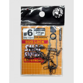 CRIMSON DUO LOCK SNAP SWIVEL