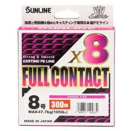 SUNLINE FULL CONTACT X8 300MTR- SAKURA PINK