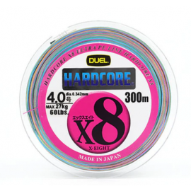 DUEL HARDCORE X8 BRAIDED LINE 300MTR