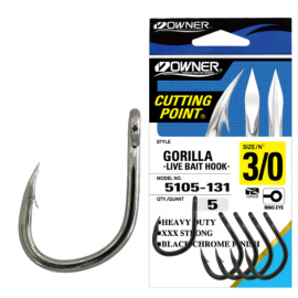 OWNER GORILLA LIVE BAIT HOOK - 5105