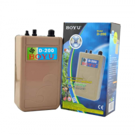 BOYU PORATABLE TRY BATTERY D-200 AIR PUMP