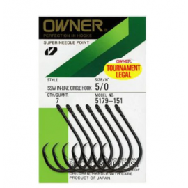 OWNER SSW IN-LINE CIRCLE HOOK 5179