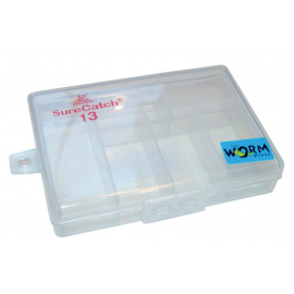 SURECATCH 13 WORM PROOF TACKLE BOX #13 4-3/4X 3-1/4''X1